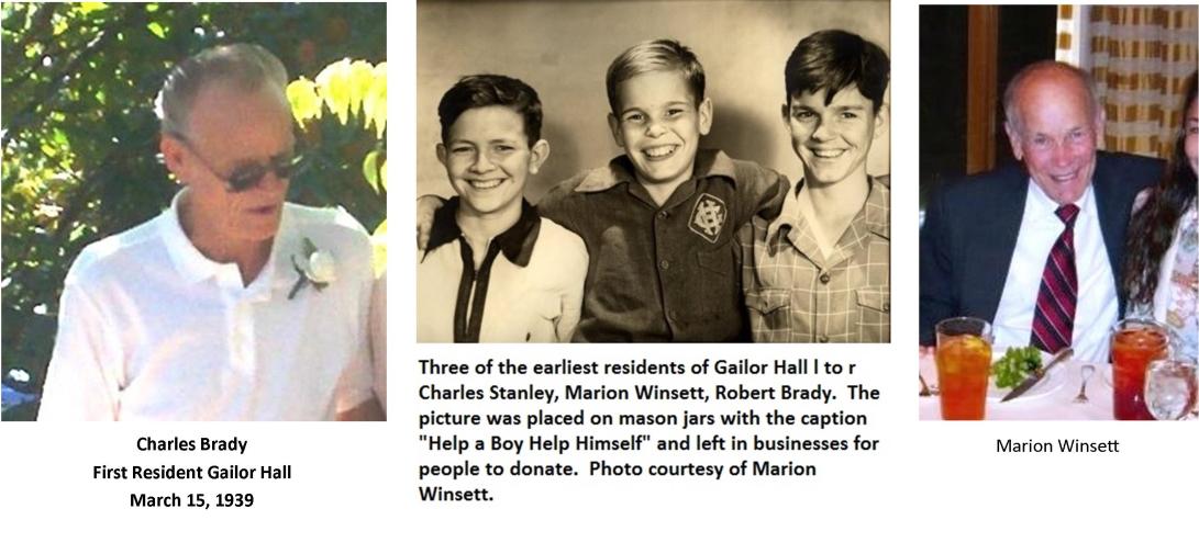 Charles Brady 3 early residents Marion Winsett